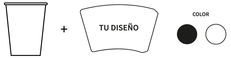 vaso 12 oz tu diseno