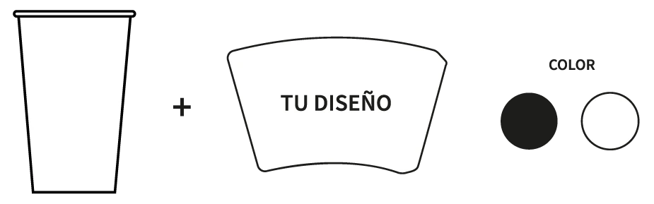 vaso 16 oz tu diseno