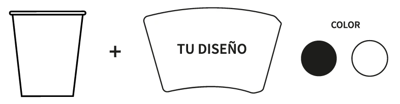 vaso 8 oz tu diseno